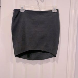 Body con hi-lo mini stretchy  skirt
